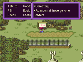Cemetery. Scary! Screenshot