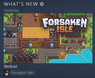 Forsaken Isle Redux Announcement