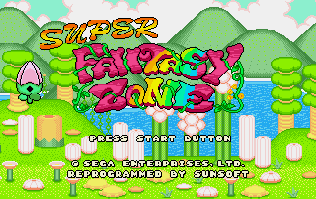 Super Fantasy Zone Screenshot