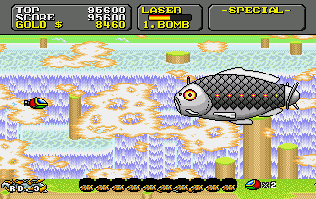 Super Fantasy Zone Screenshot